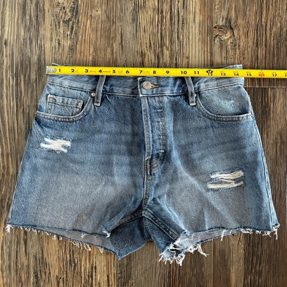 PacSun Vintage Cut Off Women’s Jean Shorts Sz 25 (*Runs Big) Hi Rise Button Fly - Picture 6 of 11